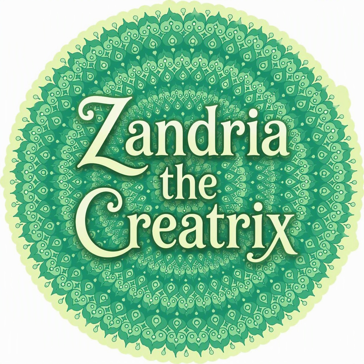 "Zandria the Creatrix" logo